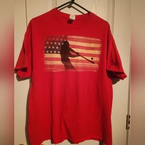 MENS baseball TSHIRT 100% COTTON XL